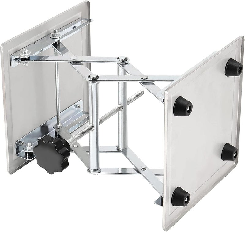 JOIKIT 2 PCS 8 x 8 in Stainless Steel Lab Jack Sicissor Stand, 85mm to 280mm Expandable Lab Lift Table Platform, Load Bearing 15kg/33lbs - Image 5